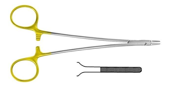 TC MICRO RYDER Голкотримач; прямий; із зубчиками; 18,0см. Tontarra Medizintechnik GmbH